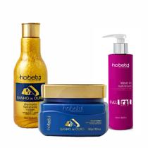 Hobety Banho Ouro Shampo E Mascara 300G E Full Trat Leave-In Hobety Banho Ouro Shampo E Mascara 300G E Full Trat Leave-In