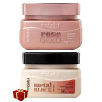 Hobety Condicionante Metal Block + Máscara Rose Gold 300G