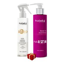 Hobety Full Trat Leave-In 240G + Bifásico Leave-In Sos 255Ml