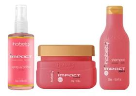 Hobety Kit Impact Morango Shampoo Mascara E Spray De Brilho Hobety Kit Impact Morango Shampoo Mascara E Spray De Brilho