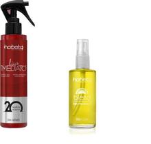 Hobety Kit Liso Imediato 255Ml + Blend Oil Argan E Macadâmia