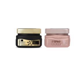 Hobety Kit Máscara SOS Loiras 300gr+Máscara Rose Gold 300gr