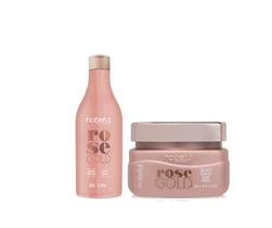 Hobety Kit Rose Gold Shampoo 300 Ml + Máscara 300 Gr
