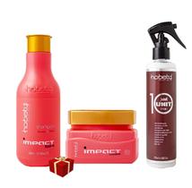Hobety Kit Sha E Cond Impact + Just Unit Leave-In 255Ml