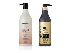 Hobety Kit Sos Loiras Máscara 750Gr+Shampoo Metalblock 750Ml