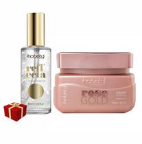 Hobety Máscara Rose Gold 300G + Reflecta Finisher 60Ml