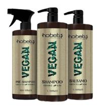 Hobety Vegan Kit Shampoo+Bálsamo 2x1L e Pré-Shampoo 500ml