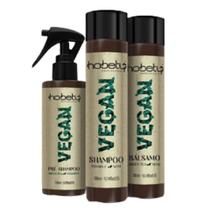 Hobety Vegan Kit Shampoo+Bálsamo 2x300 e Pré-Shampoo 150ml