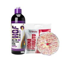 HOF Polidor 4 em 1 Lincoln Corte Refino Lustro Boina Pirulit