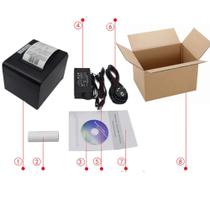 HOIN 80mm USB Impressora Térmica para Cupons com Alta Velocidade