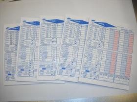 Hojas de Puntuación Triple General para Juegos de Dados - 250 Hojas Hojas de Puntuación Triple General para Juegos de Dados - 250 Hojas