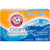 Hojas Suavizantes para Ropa Arm & Hammer Aguas Purificadoras 100 hojas Hojas Suavizantes para Ropa Arm & Hammer Aguas Purificadoras 100 hojas