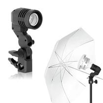 Holder Soquete Iluminação E27 para Sombrinha e Luz Contínua Holder Soquete Iluminação E27 para Sombrinha e Luz Contínua