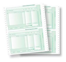 Holerite Lab 2 com 2 vias com carbono 100 jogos