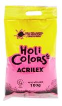 Holi Colors 100 grs - ROSA - ACRILEX - 100537