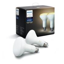 Holofote inteligente Philips Hue White Ambiance BR30 9W, pacote com 2