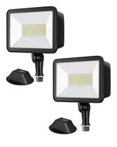 Holofote LED EDISHINE 10000LM 73W IP65 impermeável, pacote com 2 Holofote LED EDISHINE 10000LM 73W IP65 impermeável, pacote com 2