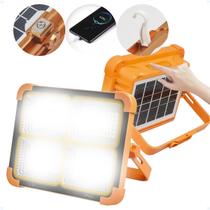Holofote Luz De Emergência Recaregavel Solar Ímã Power Bank Holofote Luz De Emergência Recaregavel Solar Ímã Power Bank