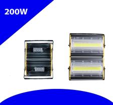 Holofote Refletor 200w de Led Linear Torre IP68 Branco Bivolt