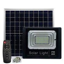 Holofote Refletor 60w À Prova D'Água Energia Solar com Painel Automático e Manual GT514 - Lorben