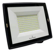 Holofote Refletor Led 300w Bivolt Branco Frio Prova Dagua