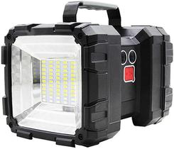 Holofote Refletor Led 40w Lanterna Super Potente Recarregável Acampamento Caça