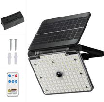 Holofote solar LED com sensor de movimento e controle remoto Holofote solar LED com sensor de movimento e controle remoto