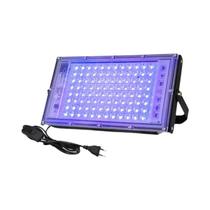 Holofote UV LED 395nm/400nm - 50W/100W - À Prova D'Água - Para Palco e Festas