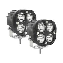 Holofotes de LED 3 Polegadas 12V/24V - Faróis de Motocicleta com Luz de Neblina e DRL