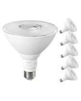 Holofotes EDISHINE PAR38 LED 18W 1800LM 3000K, pacote com 6 Holofotes EDISHINE PAR38 LED 18W 1800LM 3000K, pacote com 6