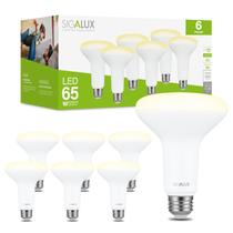 Holofotes LED Sigalux BR30 650LM 2700K Soft White, pacote com 6