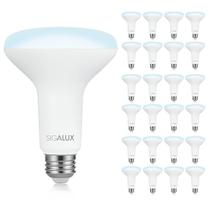 Holofotes LED Sigalux BR30 65W equivalentes a 5000K, pacote com 24