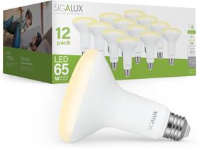 Holofotes LED Sigalux BR30 9W 650LM 2700K E26, pacote com 12 Holofotes LED Sigalux BR30 9W 650LM 2700K E26, pacote com 12