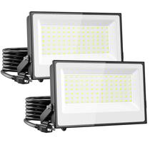 Holofotes Onforu 100W Outdoor 9000lm 6500K IP66, pacote com 2 Holofotes Onforu 100W Outdoor 9000lm 6500K IP66, pacote com 2