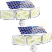 Holofotes solares ao ar livre AIXPI 240 LED 3000mAh IP65