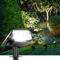 Holofotes solares AUDERWIN 63 LED, 3 modos de iluminação, pacote com 4