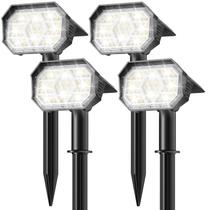 Holofotes solares Brightown 58 LED Auto On/Off IP67 4 unidades Holofotes solares Brightown 58 LED Auto On/Off IP67 4 unidades