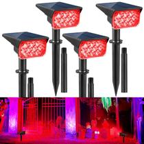 Holofotes solares CREPOW 20 LED à prova d'água IP65, pacote com 4 Holofotes solares CREPOW 20 LED à prova d'água IP65, pacote com 4