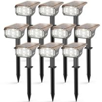 Holofotes solares LEREKAM 40 LEDs IP65 à prova d'água, pacote com 10 Holofotes solares LEREKAM 40 LEDs IP65 à prova d'água, pacote com 10