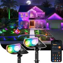 Holofotes solares Linkind SL5C Smart IP67 com mudança de cor