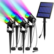 Holofotes solares T-SUN RGB IP65 impermeáveis ao ar livre 5W