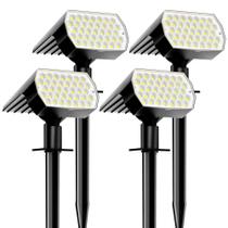 Holofotes solares Ugecl 74 LED 3 modos de iluminação IP65 4PK