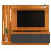 Home Absoluto para TV até 65 Polegadas Cinamono/Grafite - Jcm Movelaria Home Absoluto para TV até 65 Polegadas Cinamono/Grafite - Jcm Movelaria