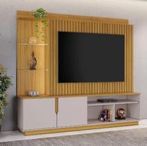 Home Amparo Para Tv Até 60" JCM Movelaria - Nature/Off Home Amparo Para Tv Até 60" JCM Movelaria - Nature/Off