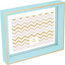 HOME&ampCO PASTEUR PORTA-RETRATOS 13X18 PLÁSTICO AZUL