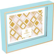 HOME&ampCO PASTEUR PORTA-RETRATOS 15X10 23x17x4cm PLÁSTICO AZUL