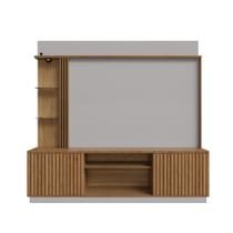 Home Aurora com Led até 65'' Prateleiras em Vidro Bechara Home Aurora com Led até 65'' Prateleiras em Vidro Bechara