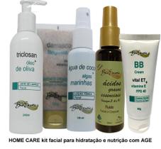 Home Care Kit Facial Hidratação E Nutrição Com Age Bioexotic
