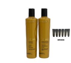 Home Care Shampoo e Condicionador Souple Liss Gold Celebration 2x300ml