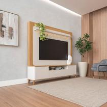 Home Decorativo Max MDP/MDF com Portas TV Até 70 Polegadas Tauari/Off White G77 - Gran Belo Home Decorativo Max MDP/MDF com Portas TV Até 70 Polegadas Tauari/Off White G77 - Gran Belo